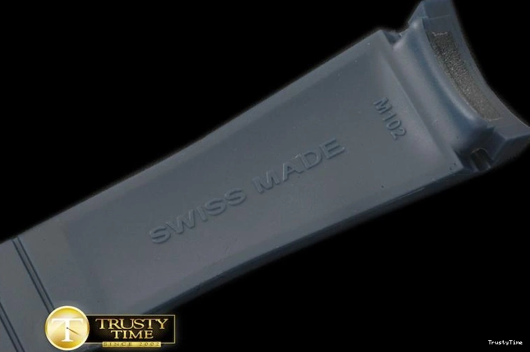 0101 ROLACC021C – Dark Blue Rubber Strap 20 18 with Insignia Clasp Compact 837